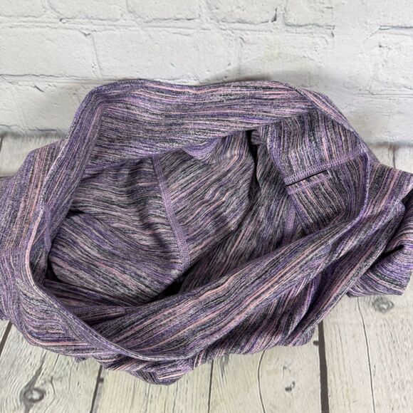 Lululemon Space Dye Leggings Women Size 6 Camo Lavender Gym Running Athletic - Picture 8 of 13